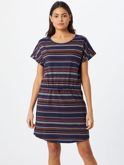 Iriedaily Zomerjurken Zomerjurk Caipini Dames Navy