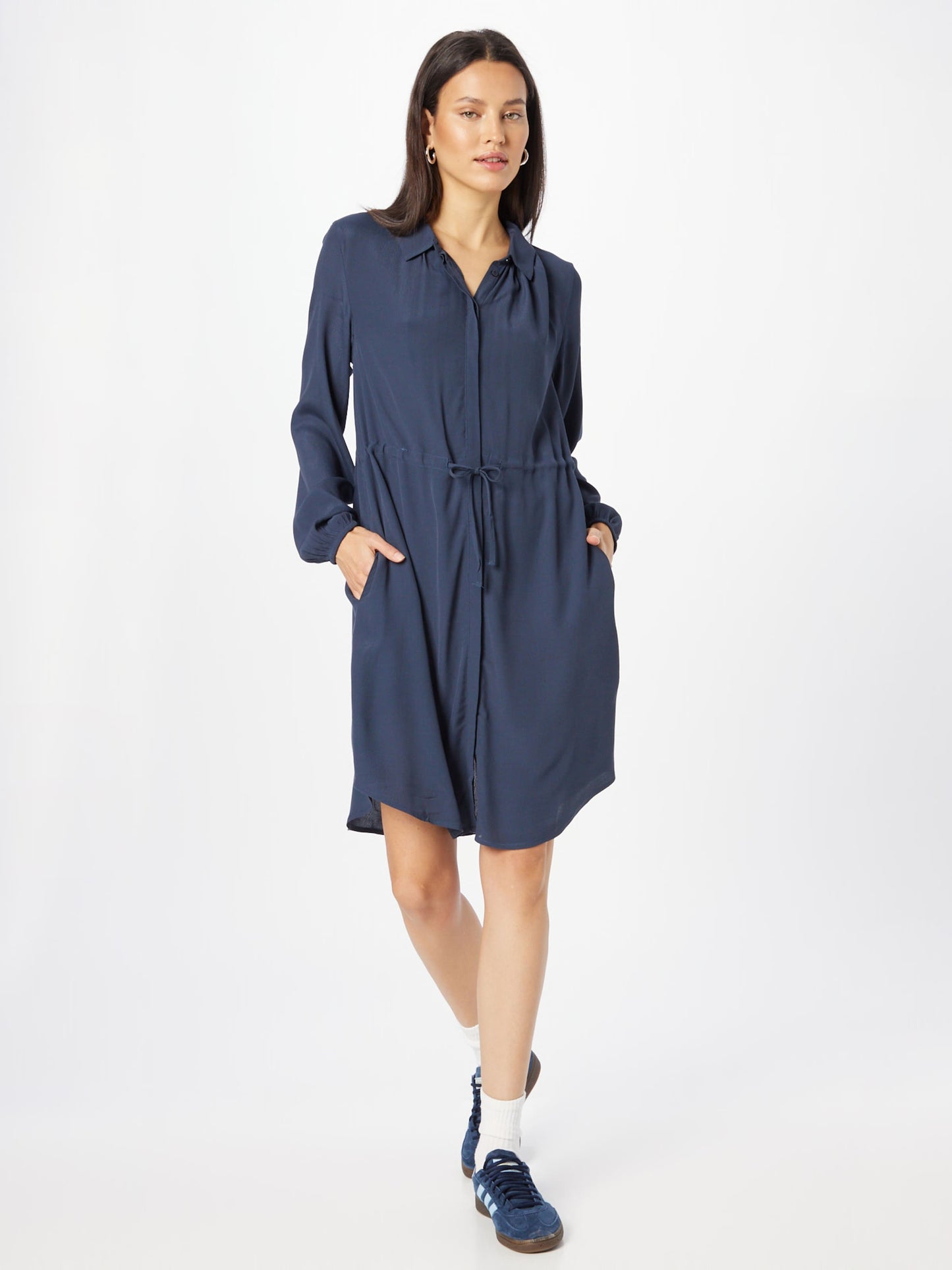 Soft Rebels Blousejurken Blousejurk Anna Dames Marine