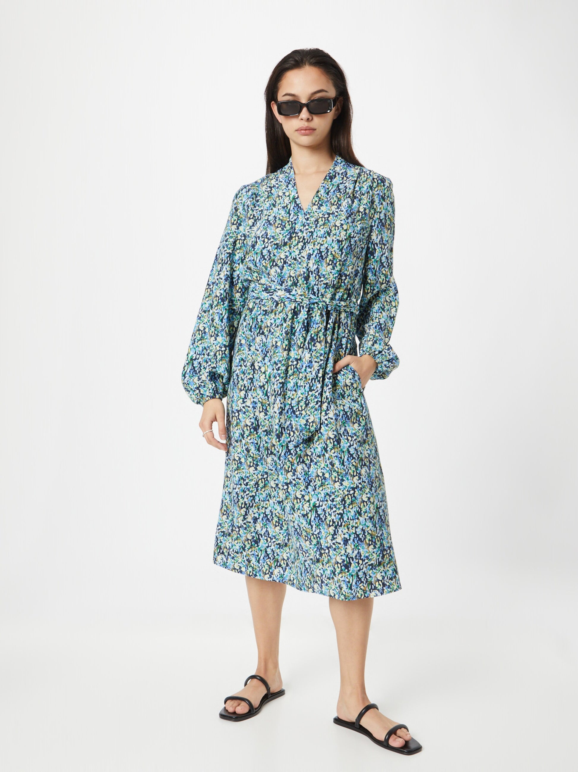 Gerry Weber Midi Jurken Jurk Dames Blauw / Marine