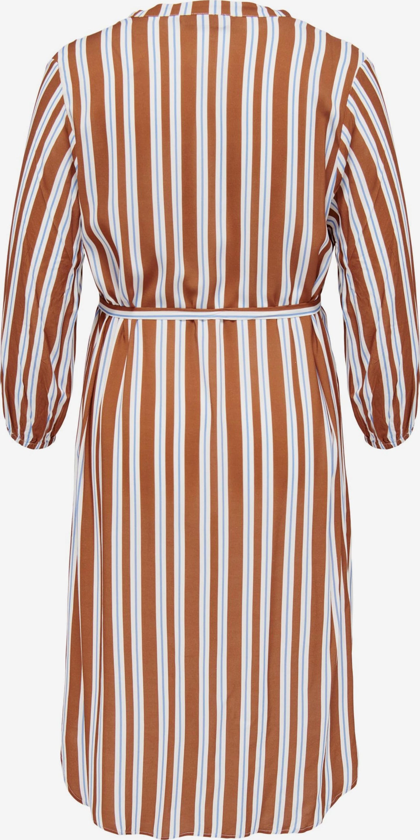 ONLY CARMAKOMA Blousejurken Blousejurk Dames Karamel
