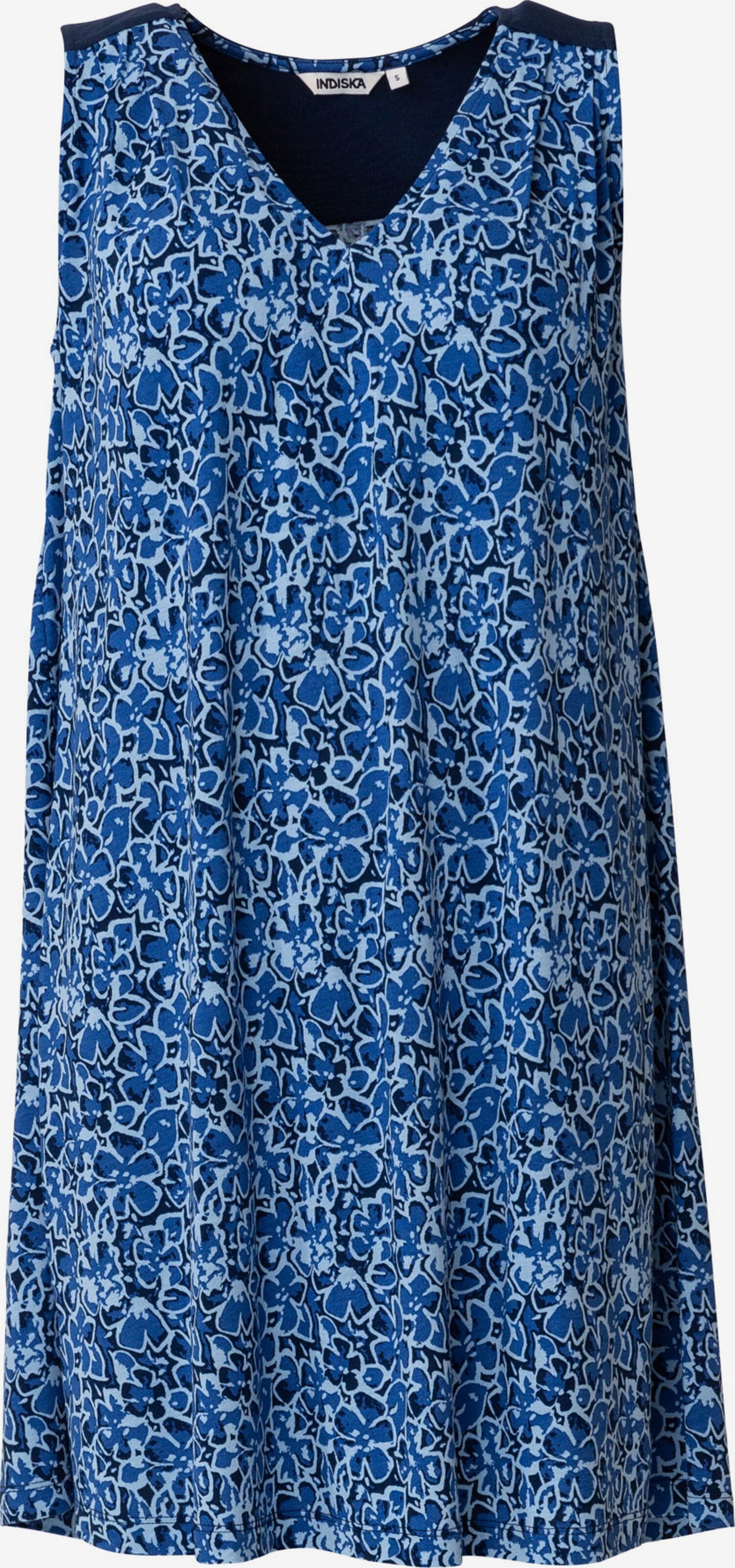 Indiska Zomerjurken Zomerjurk Donatella Dames Blauw / Lichtblauw