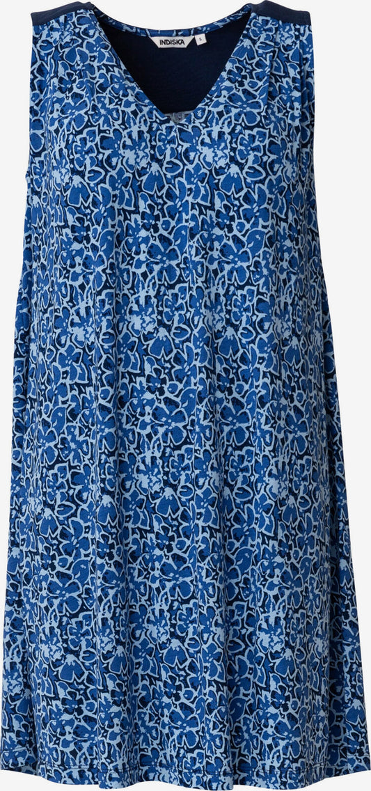 Indiska Zomerjurken Zomerjurk Donatella Dames Blauw / Lichtblauw