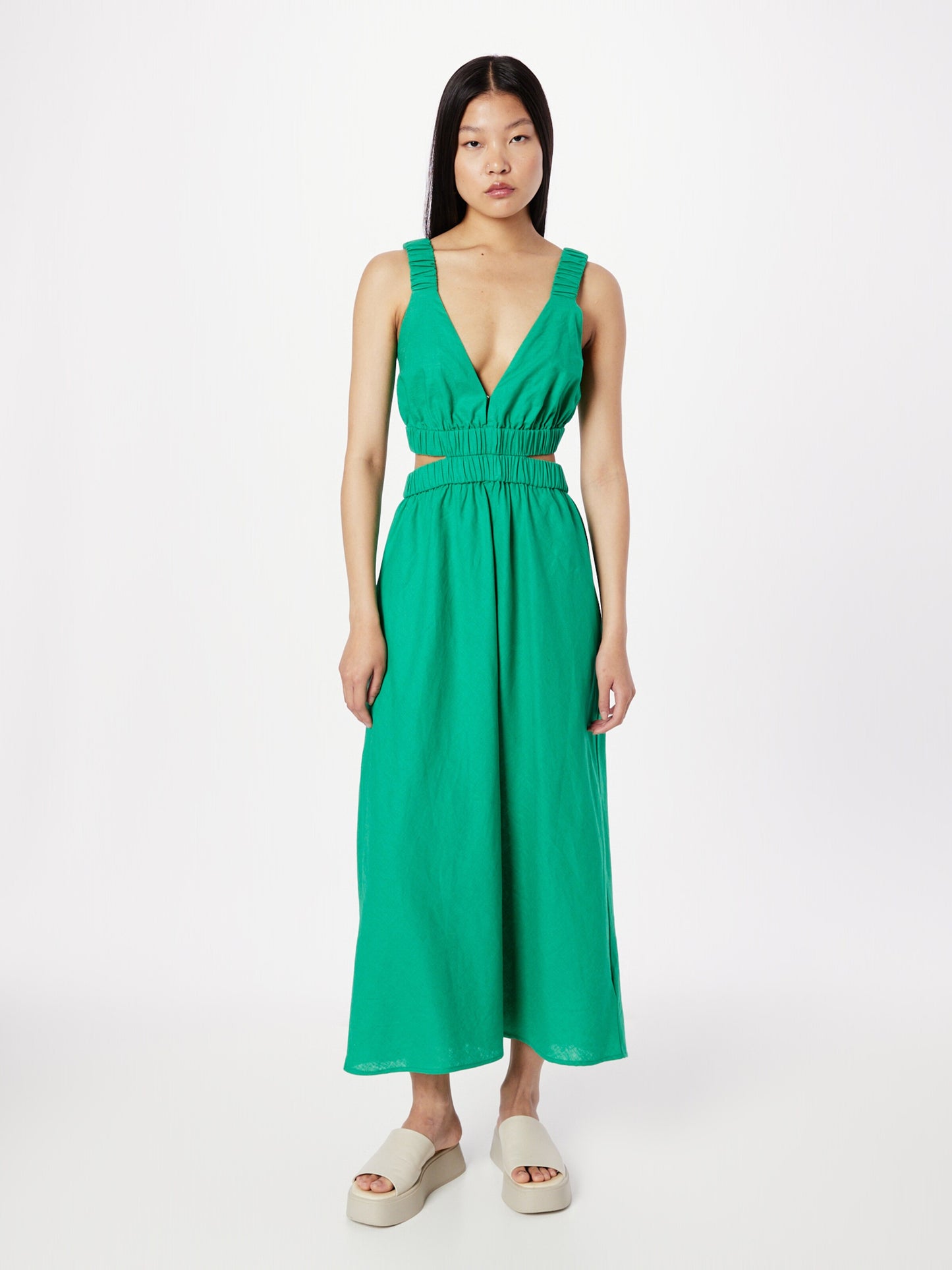 Minkpink Maxi Jurken Jurk VIRGO Dames Groen