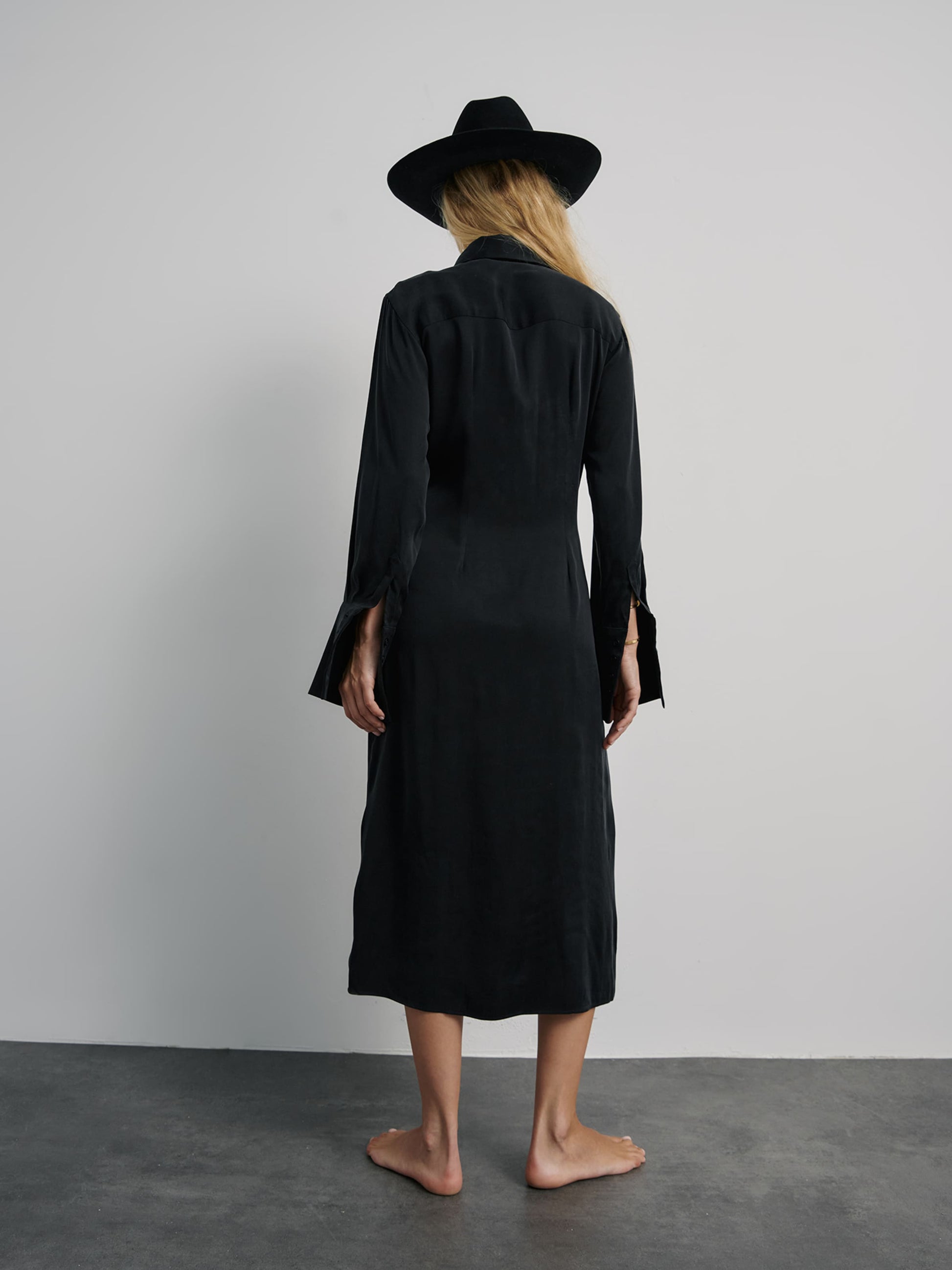  Blousejurken Blousejurk Grace Dames Zwart