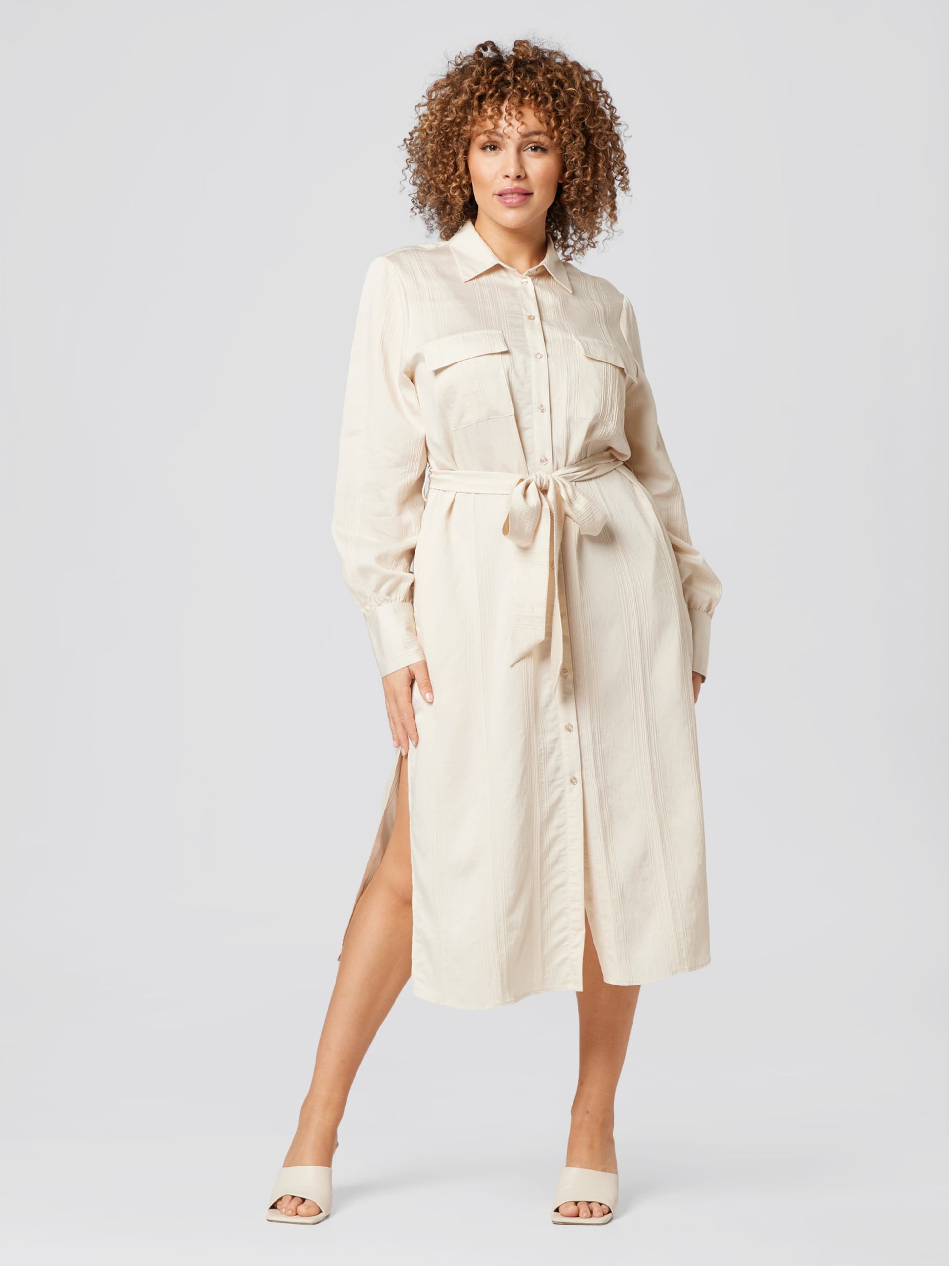  Blousejurken Blousejurk Manuela Dames Natuurwit