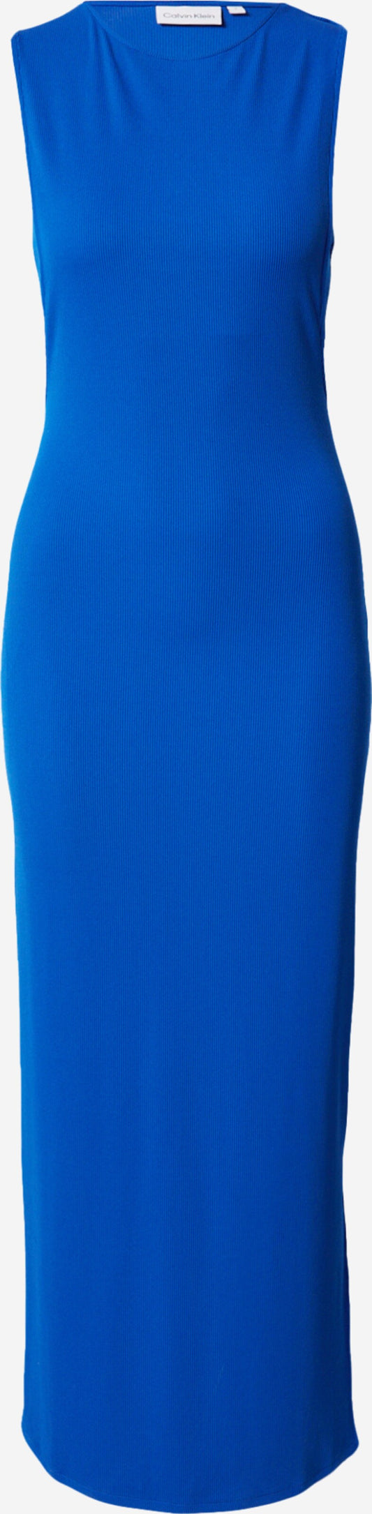 Calvin Klein Maxi Jurken Jurk Dames Royal Blue/koningsblauw