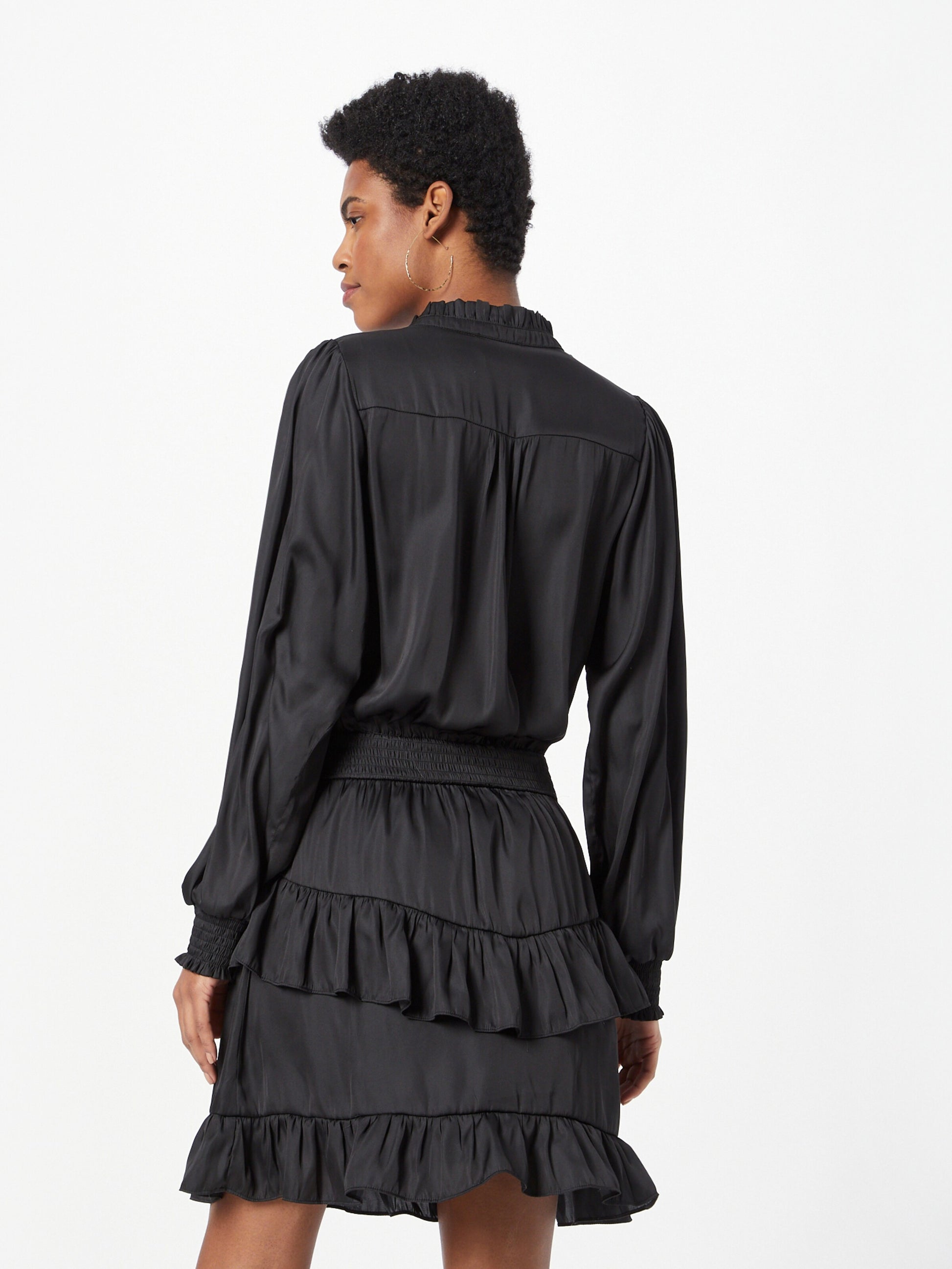 Neo Noir Mini Jurken Jurk Porto Dames Zwart