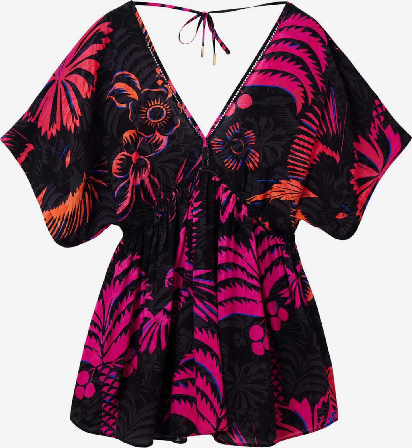 Desigual Strandjurkjes Strandjurk Samui Dames Zwart