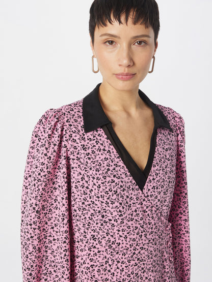 Monki Midi Jurken Jurk Dames Oudroze