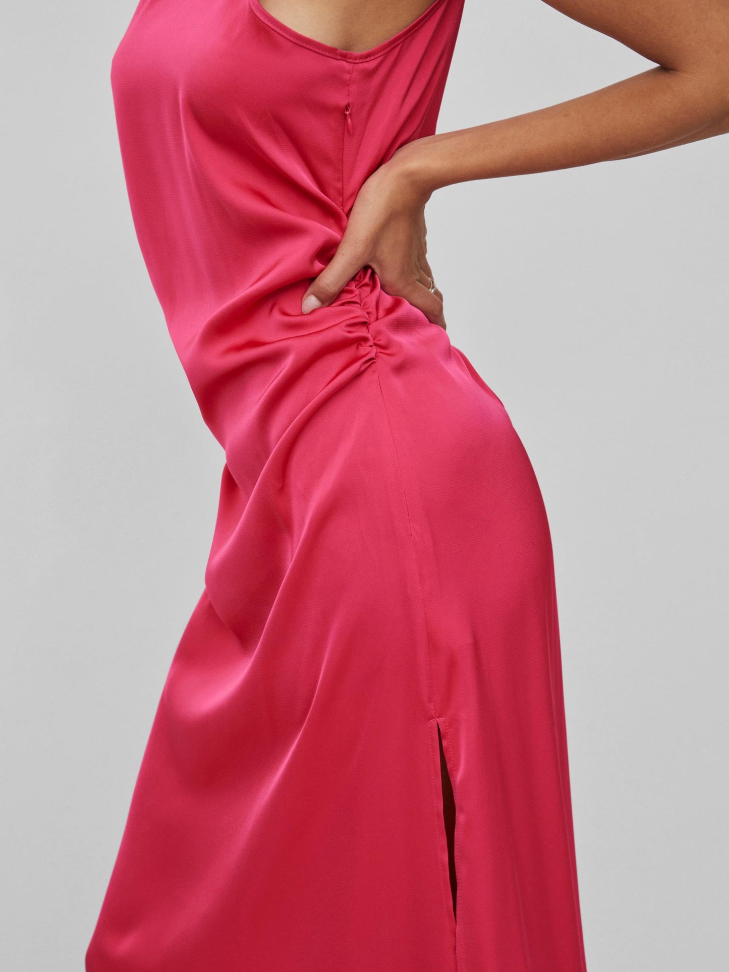 Vila Maxi Jurken Jurk Ravenna Dames Magenta