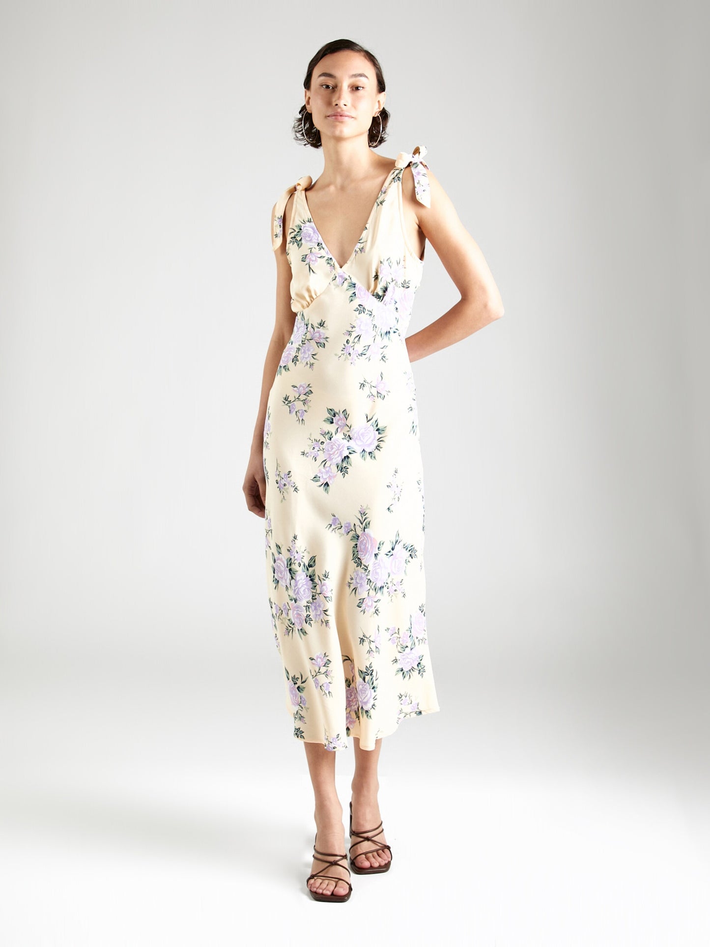 Dorothy Perkins Midi Jurken Jurk Dames Sering / Lavendel
