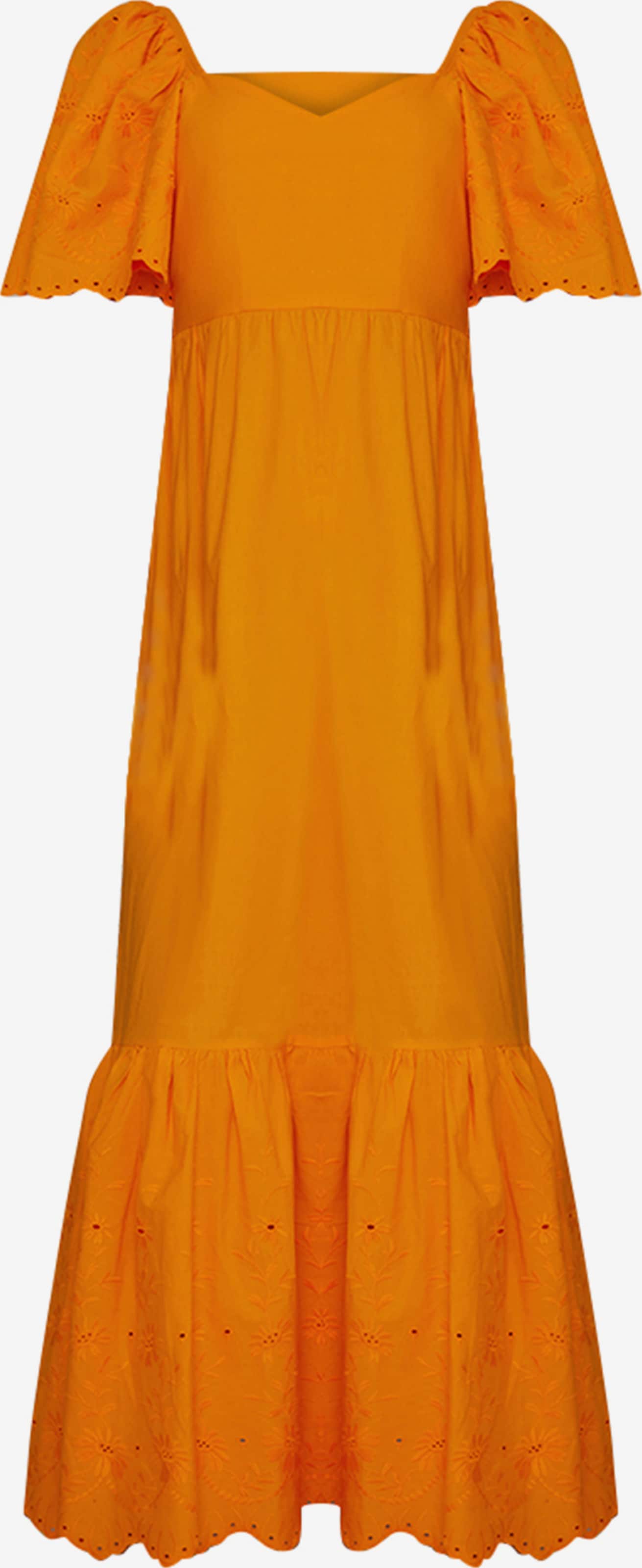  Maxi Jurken Jurk Dames Oranje