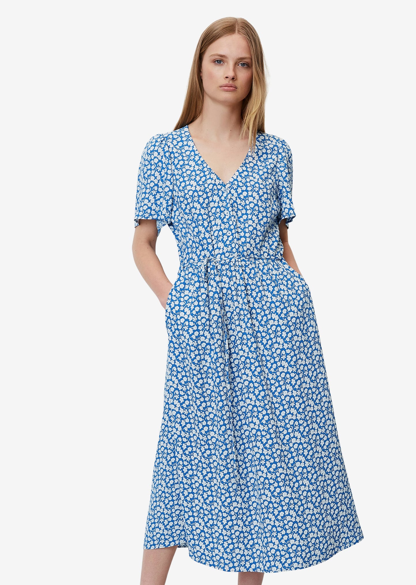 Marc O'Polo DENIM Blousejurken Blousejurk Dames Azuur
