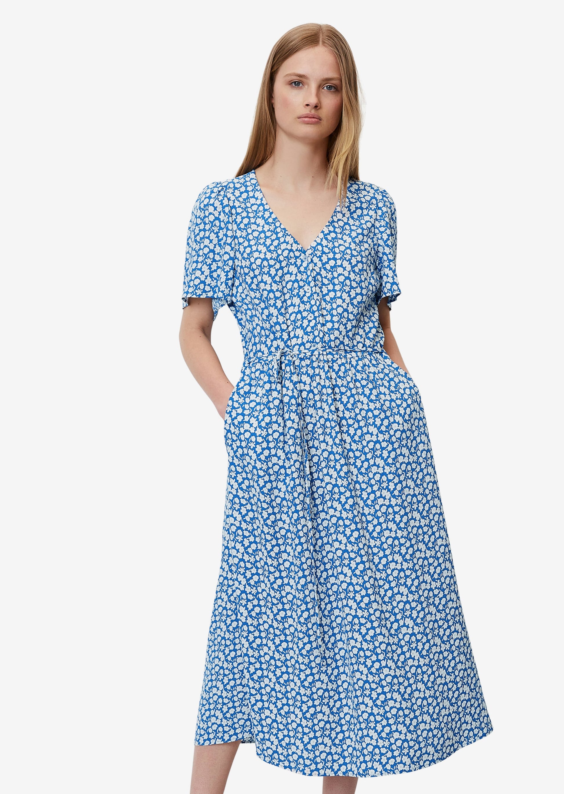 Marc O'Polo DENIM Blousejurken Blousejurk Dames Azuur