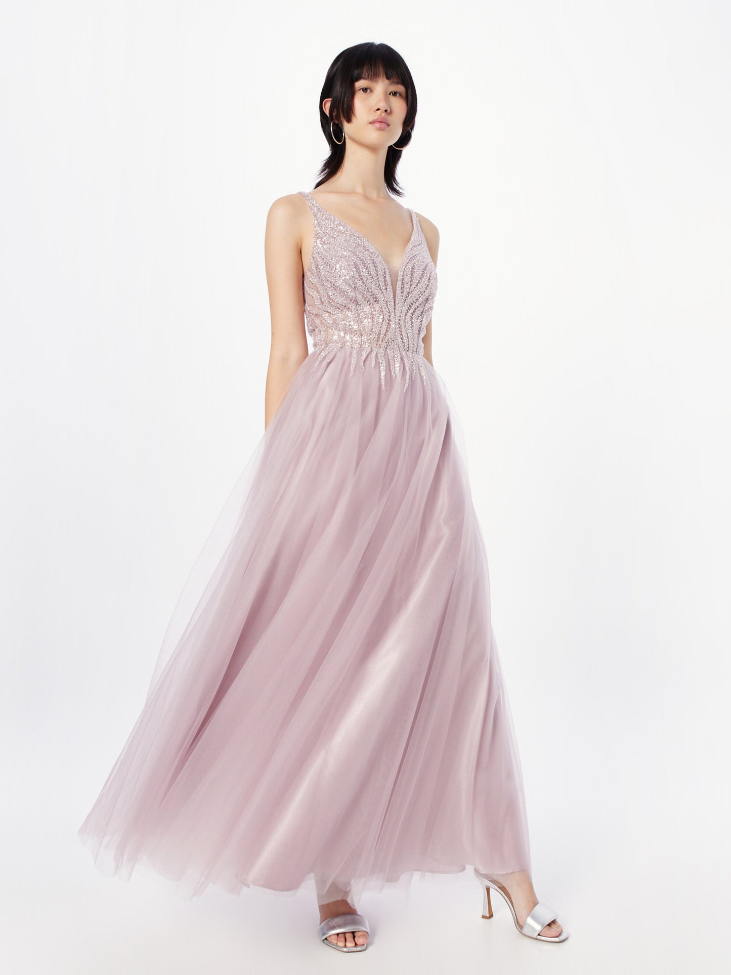 SWING Avondjurken Avondjurk Dames Mauve