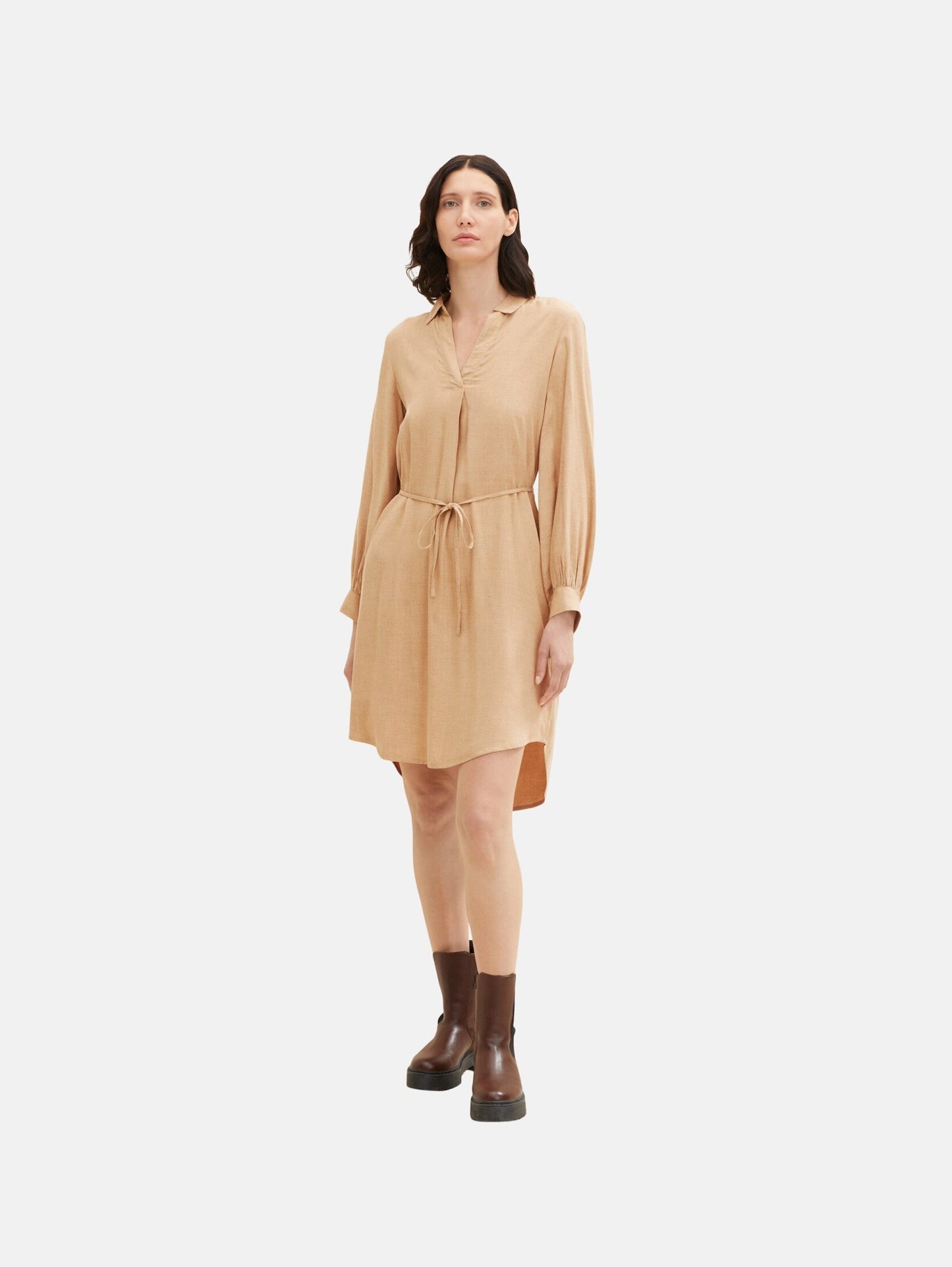Tom Tailor Mini Jurken Jurk Dames Sand