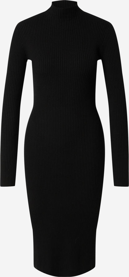 EDITED Midi Jurken Jurk Hada Dames Zwart