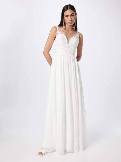 Unique Avondjurken Avondjurk Dames Beige
