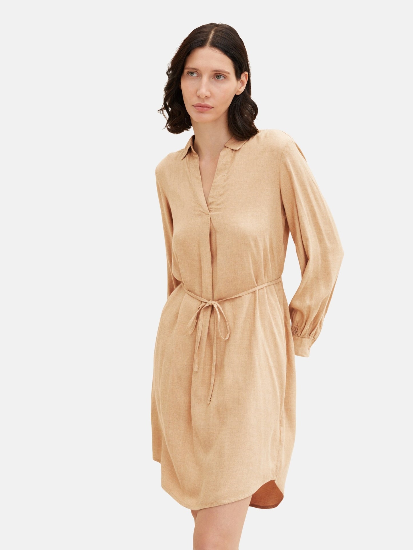 Tom Tailor Mini Jurken Jurk Dames Sand
