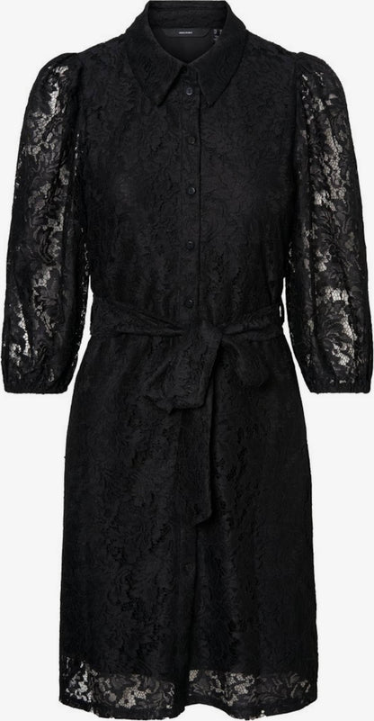Vero Moda Blousejurken Blousejurk BONNA Dames Zwart