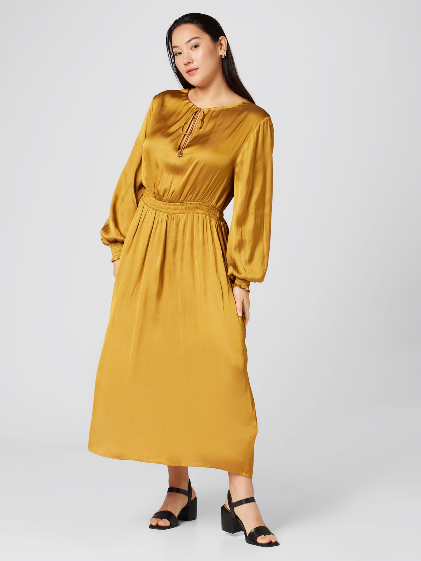  Maxi Jurken Jurk Rosie Dames Goudgeel