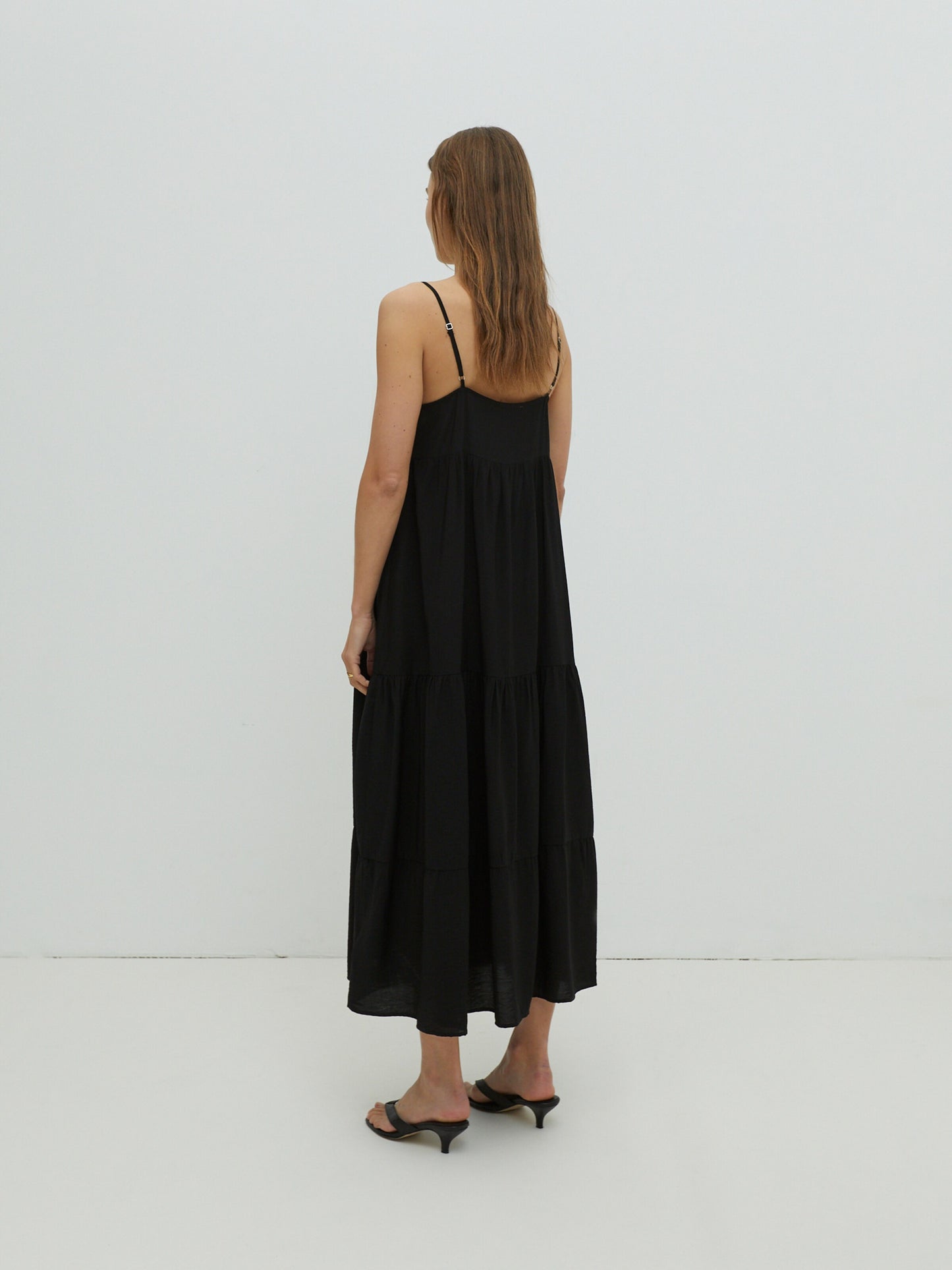 EDITED Maxi Jurken Jurk Hope Dames Zwart