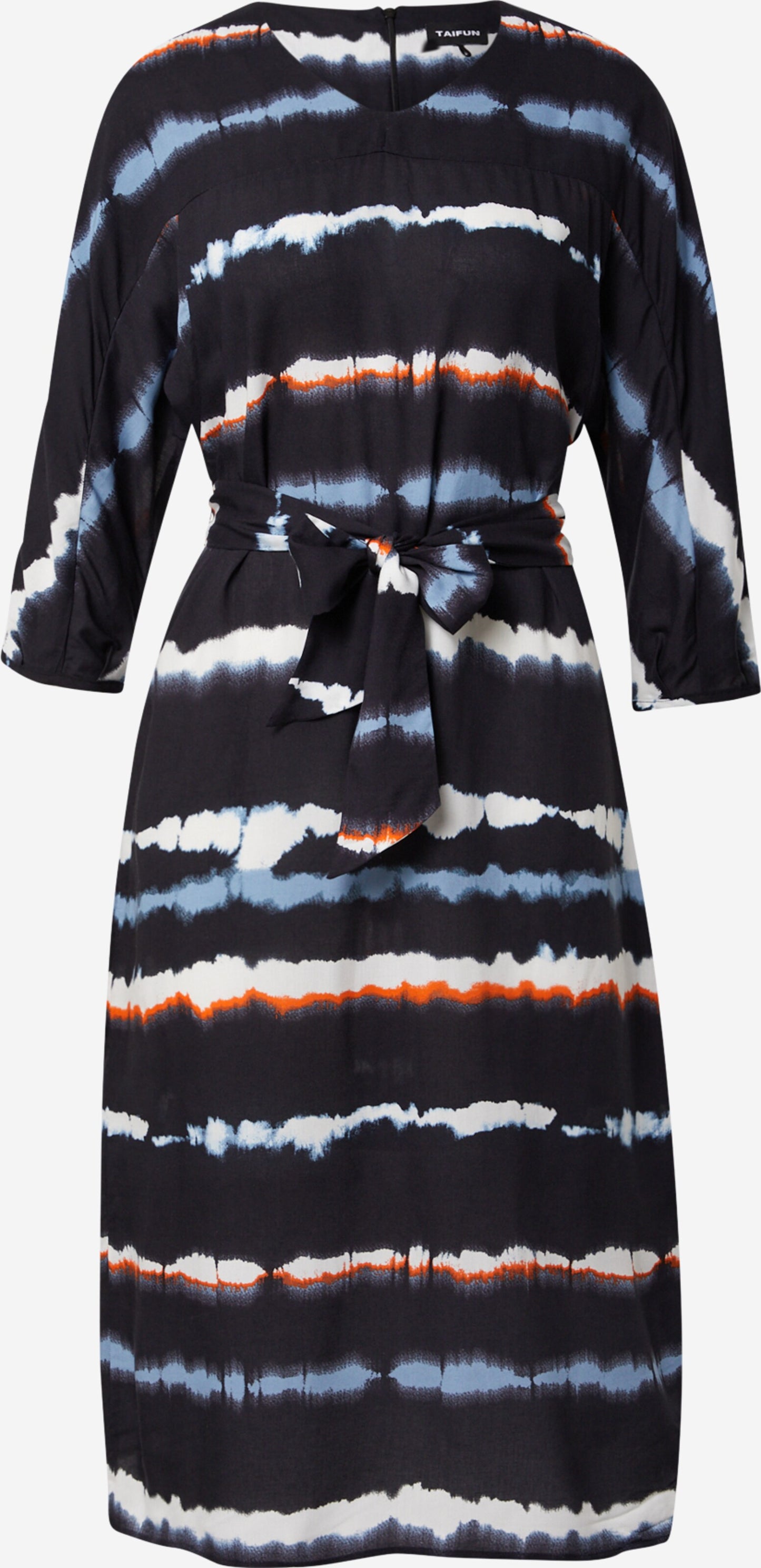 Taifun Midi Jurken Jurk Dames Marine / Lichtblauw