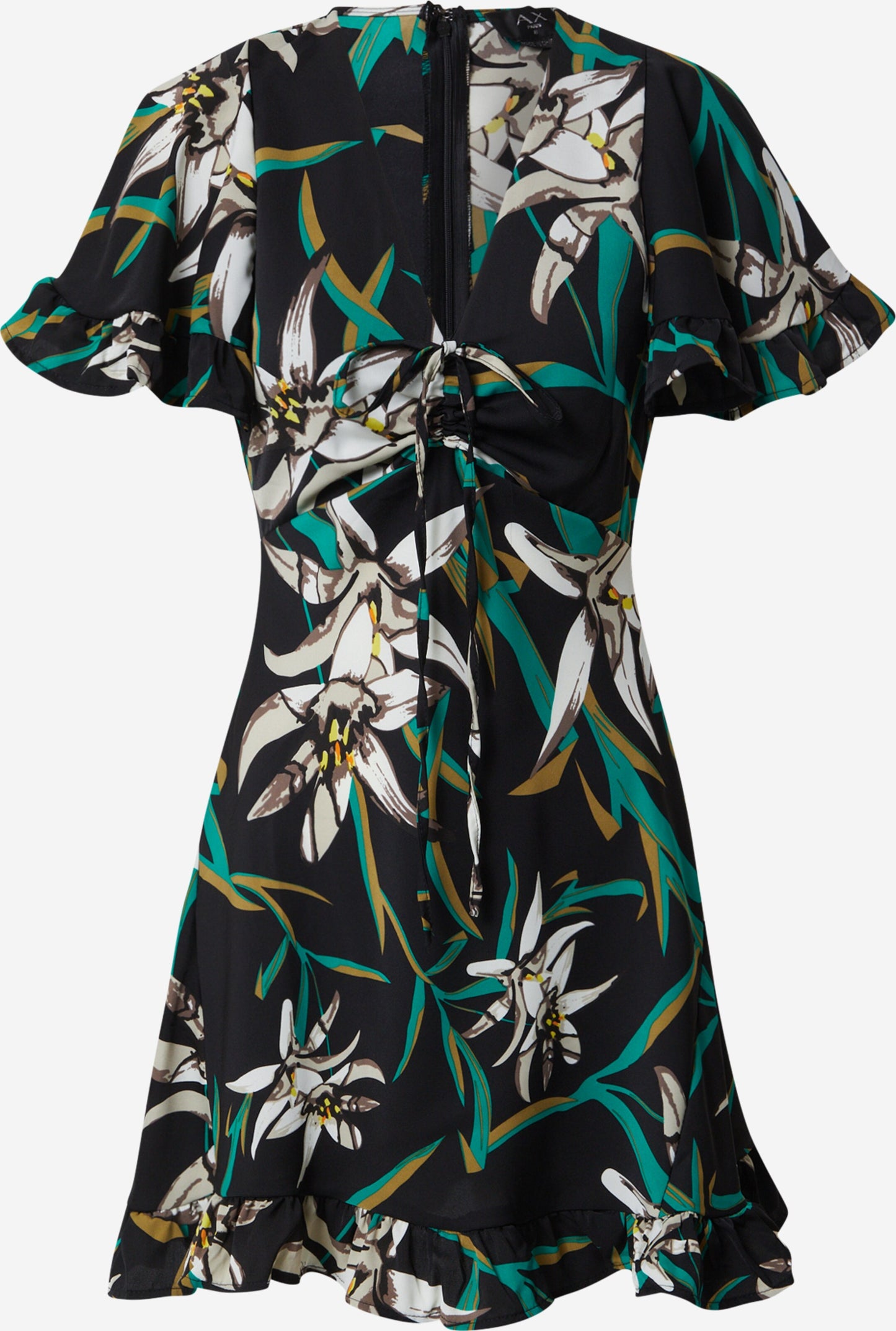 AX Paris Mini Jurken Jurk Tropical Dames Zwart