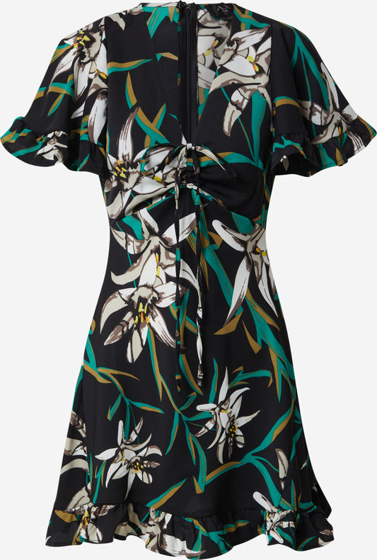 AX Paris Mini Jurken Jurk Tropical Dames Zwart