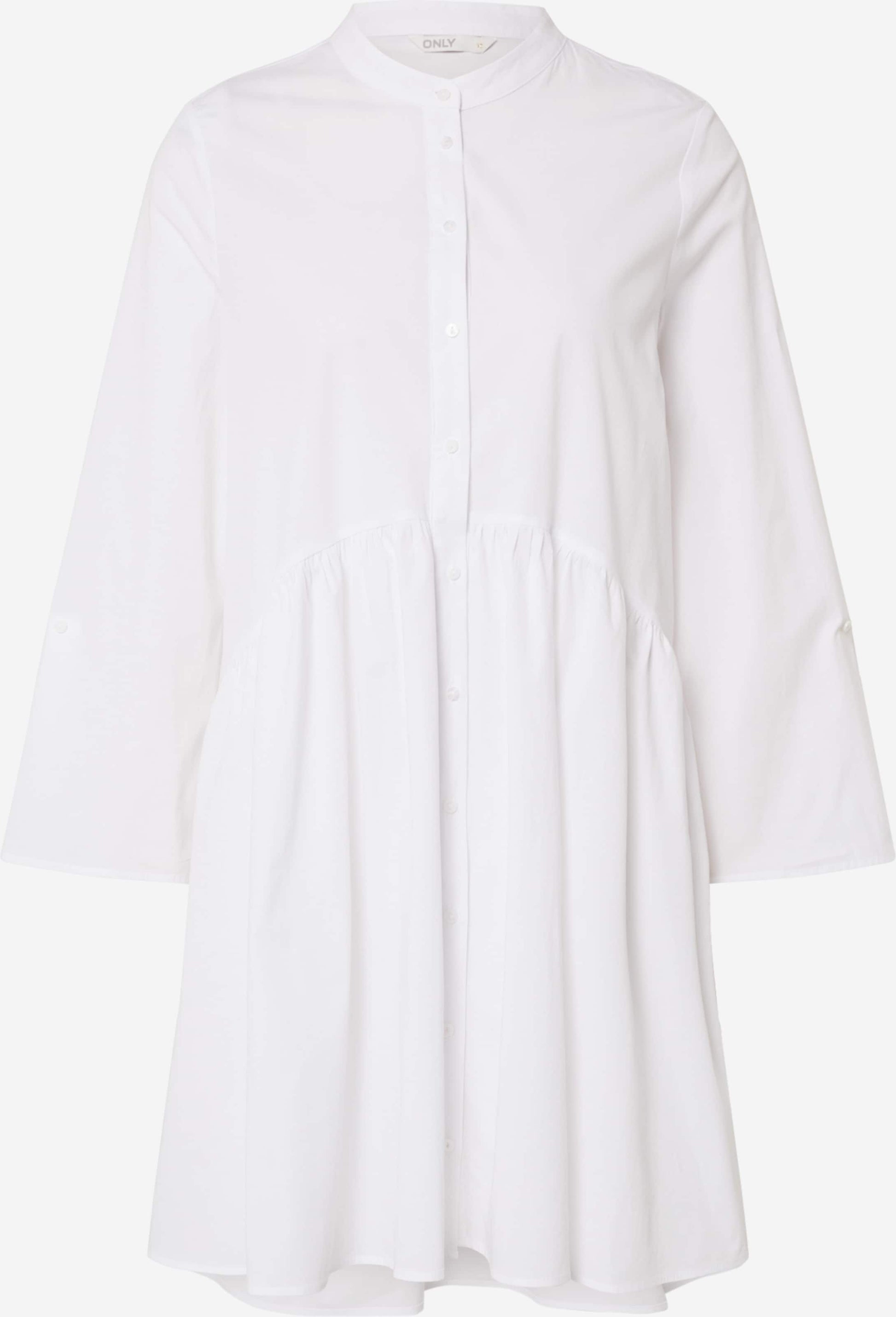 ONLY Blousejurken Blousejurk Ditte Dames Wit