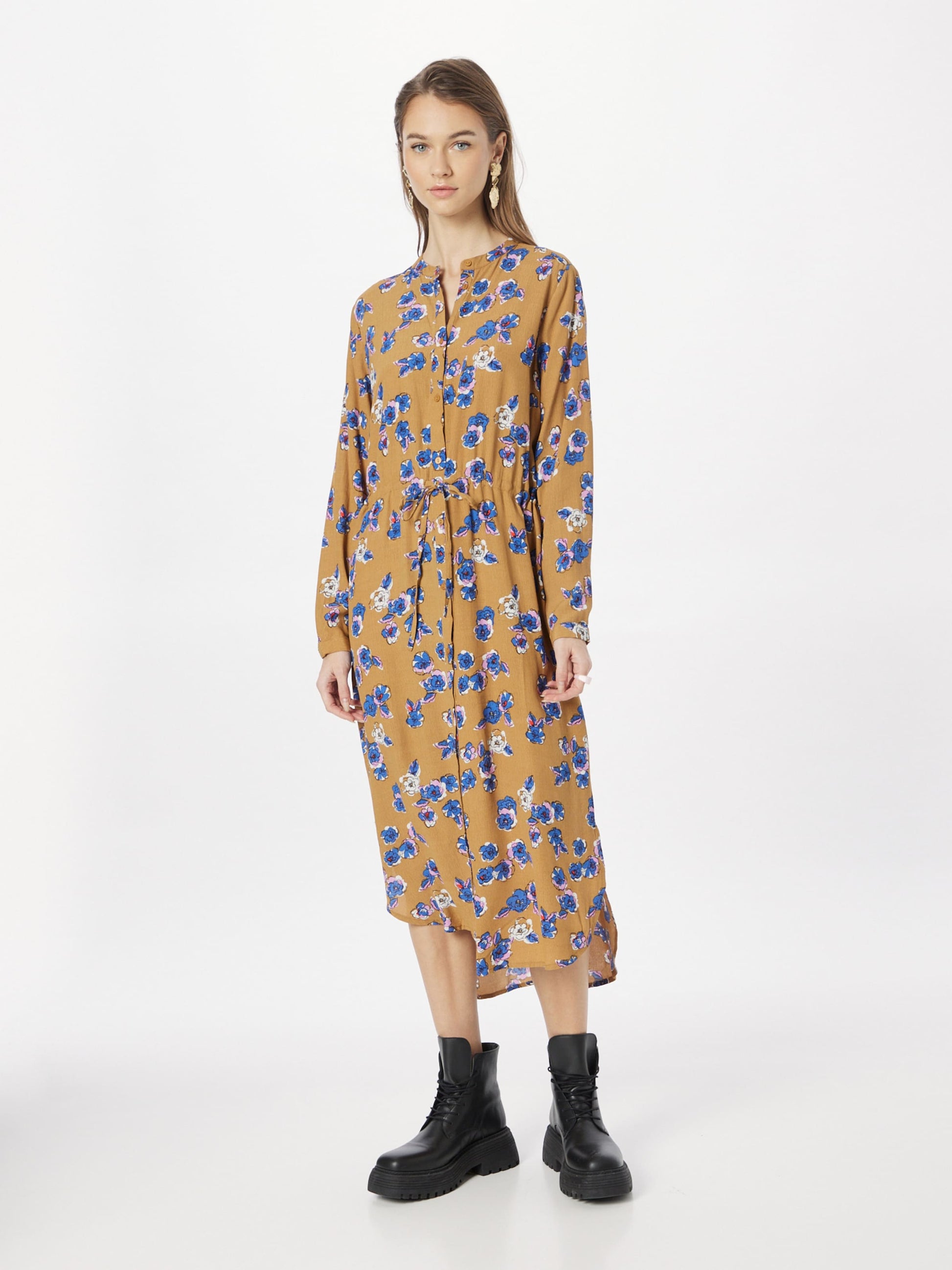 Saint Tropez Blousejurken Blousejurk Randy Dames Cognac