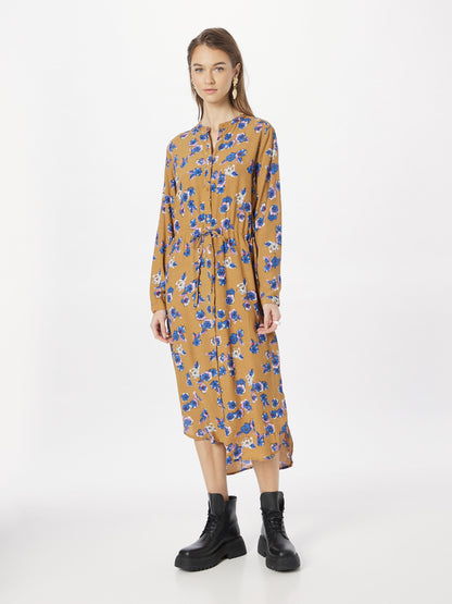 Saint Tropez Blousejurken Blousejurk Randy Dames Cognac