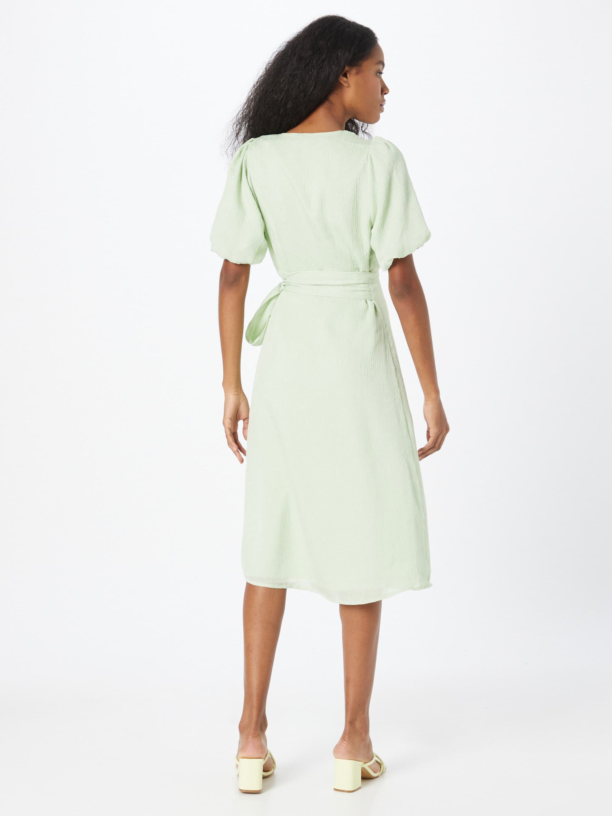 Gina Tricot Midi Jurken Jurk Moa Dames Pastelgroen