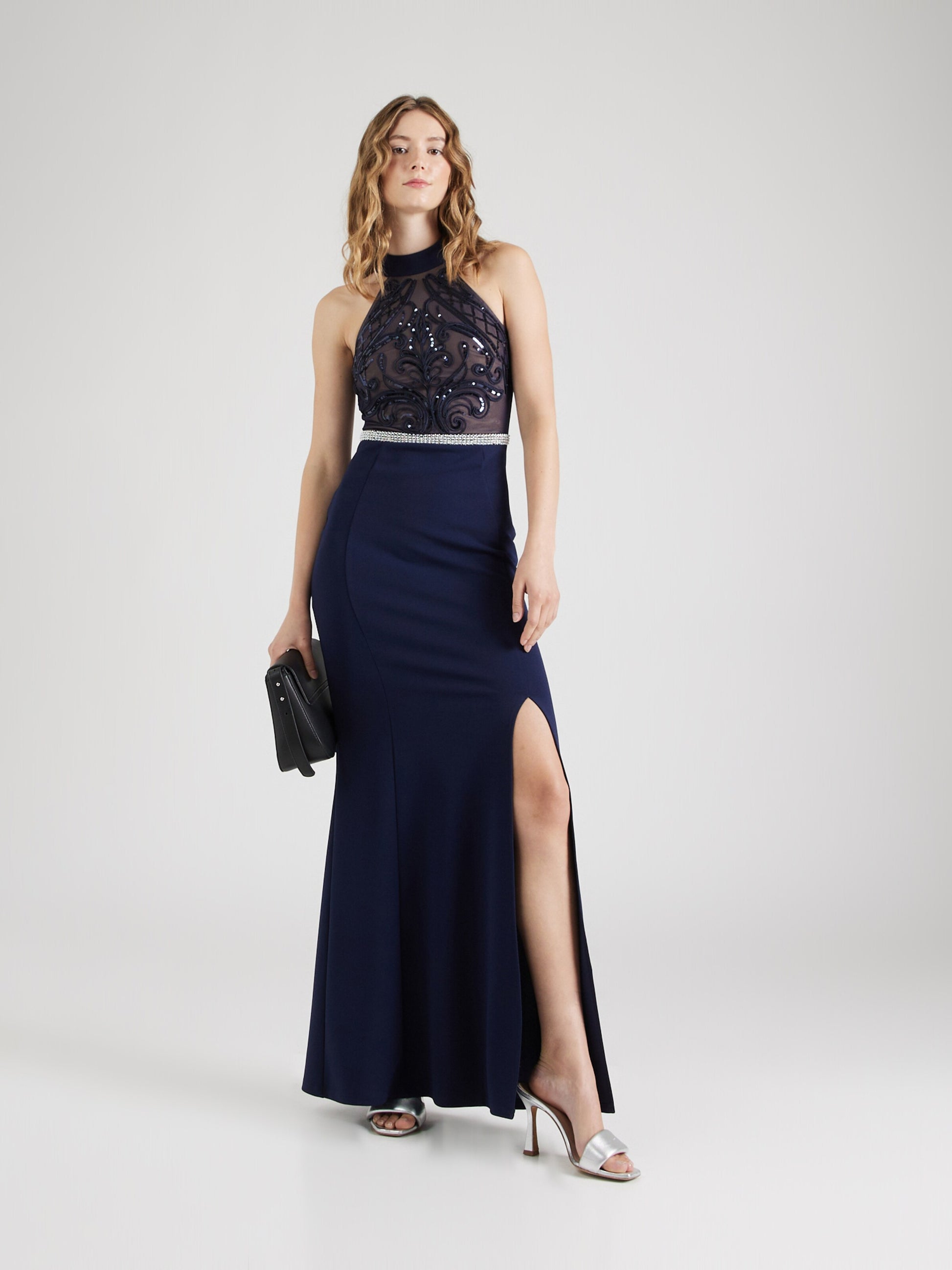 Lipsy Avondjurken Avondjurk CORNELI Dames Navy