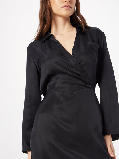 Armani Exchange Midi Jurken Jurk VESTITO Dames Zwart
