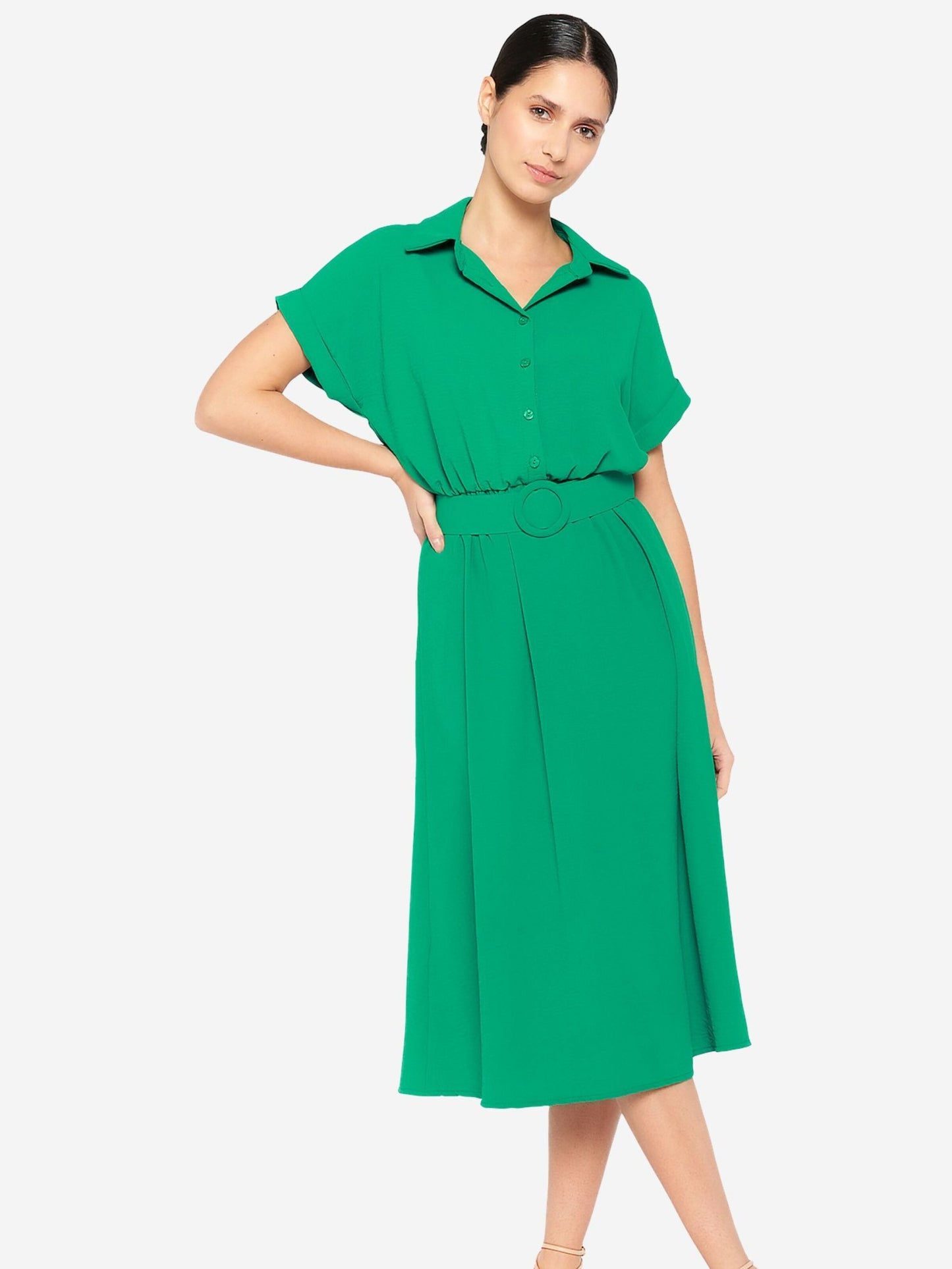 LOLALIZA Zomerjurken Zomerjurk Dames Appel