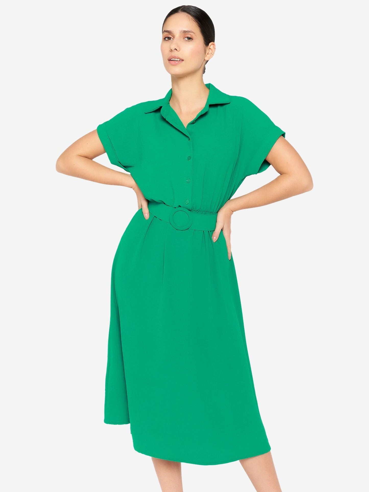 LOLALIZA Zomerjurken Zomerjurk Dames Appel