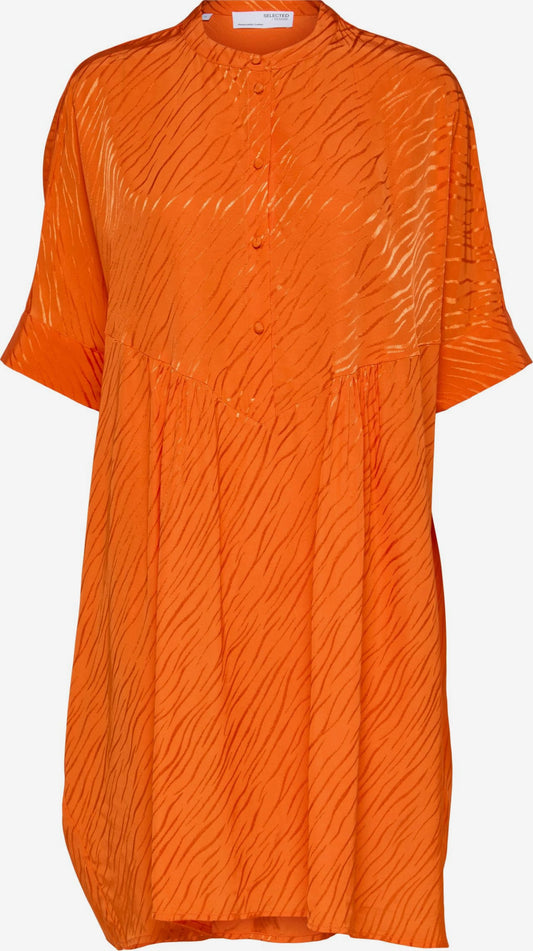  Blousejurken Blousejurk Abienne Dames Oranje / Donkeroranje