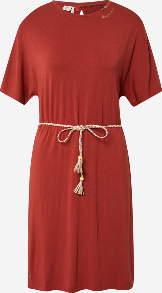 Ragwear Zomerjurken Zomerjurk KASS Dames Roestbruin