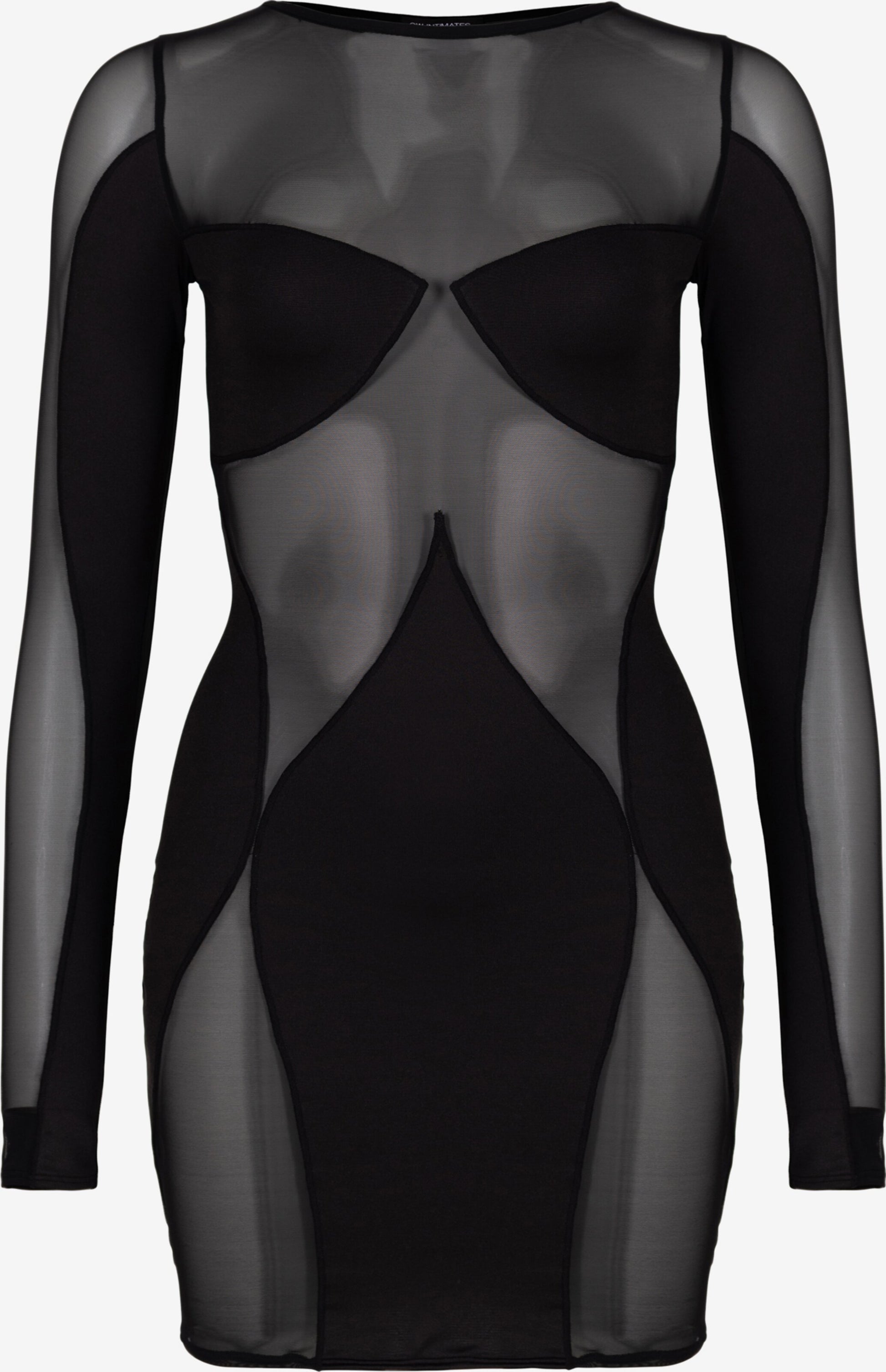 OW Collection Mini Jurken Jurk SIERRA Dames Zwart