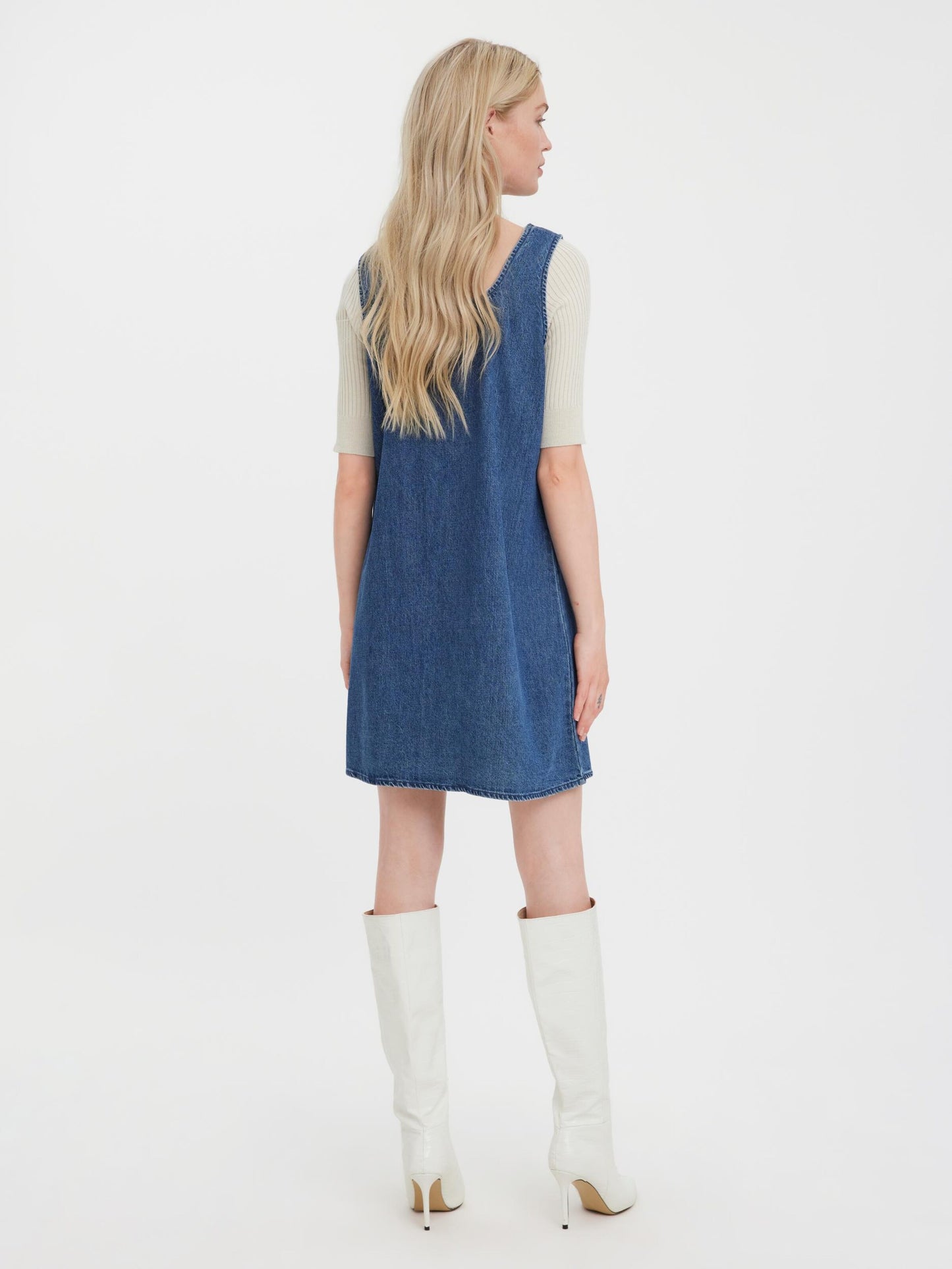 Vero Moda Mini Jurken Jurk Christie Dames Blauw