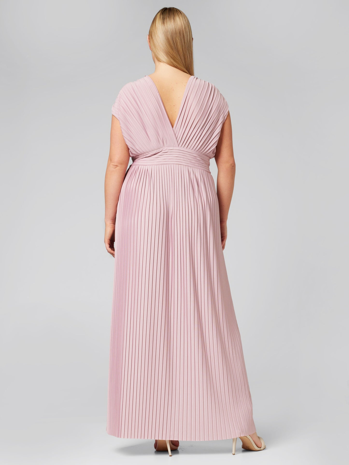  Midi Jurken Jurk Linnea Dames Poederroze