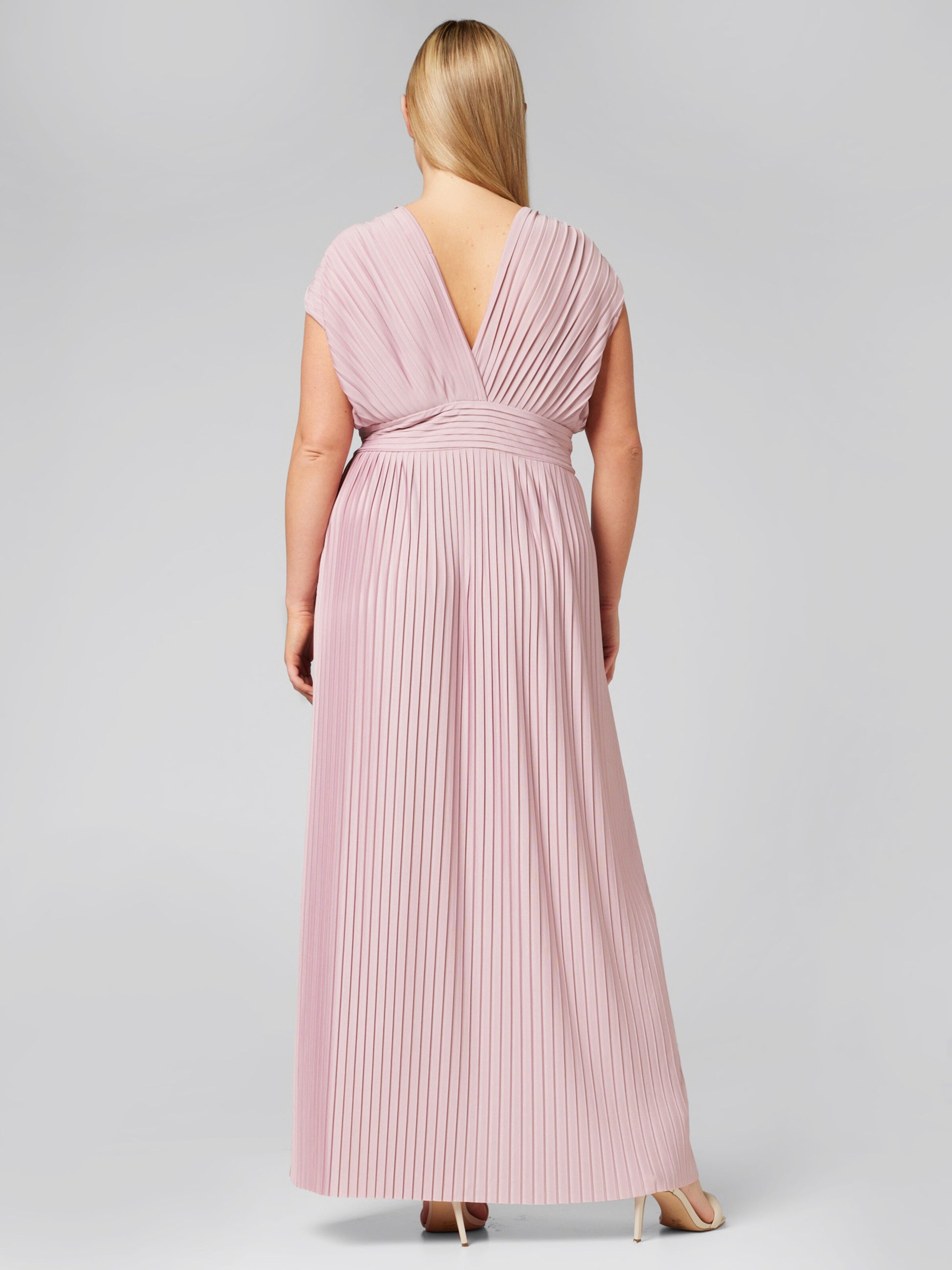  Midi Jurken Jurk Linnea Dames Poederroze
