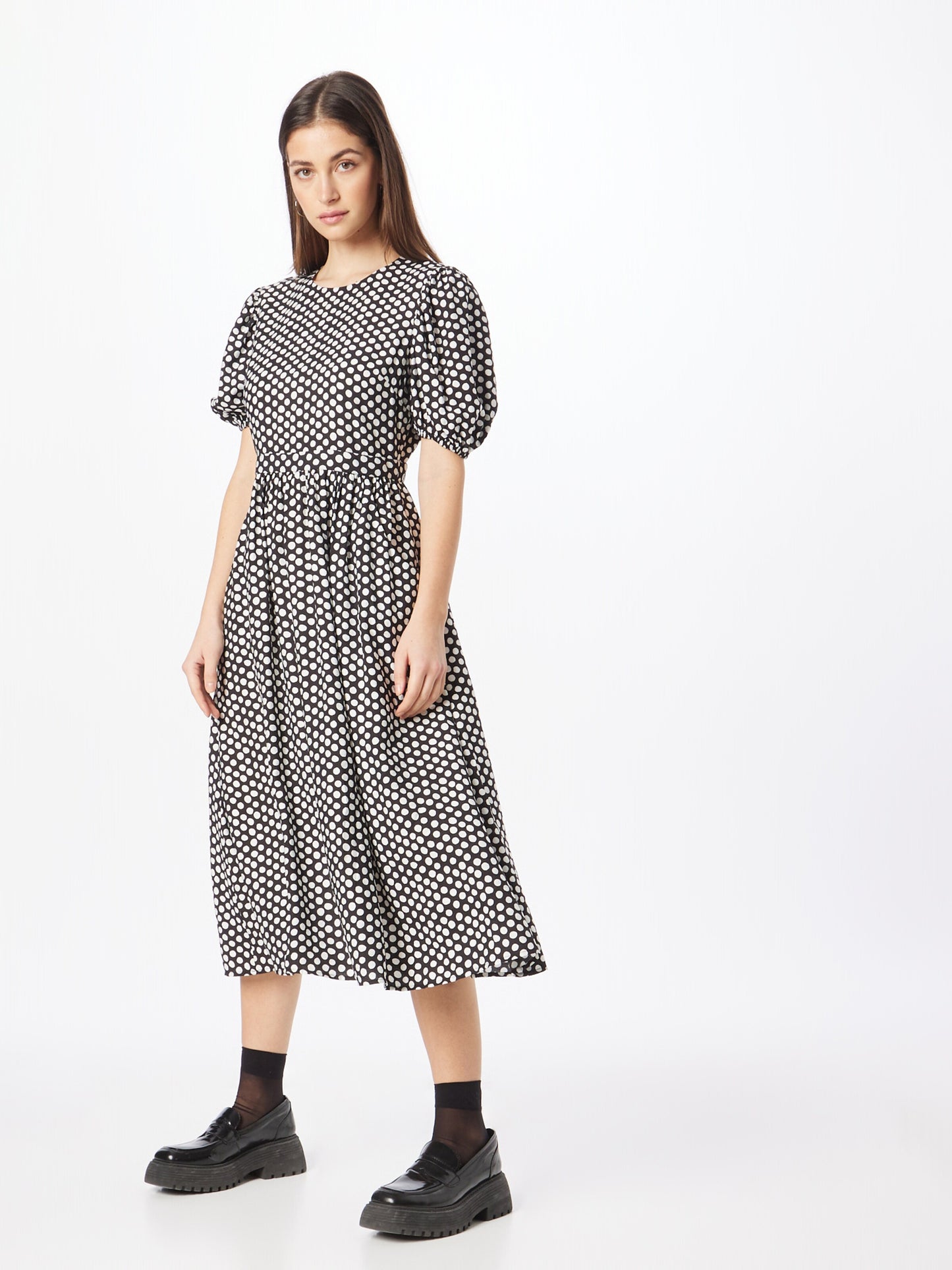 Traffic People Midi Jurken Jurk Hopelessly Dames Zwart
