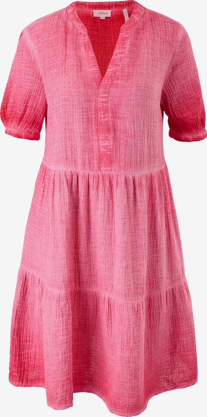 S.Oliver Blousejurken Blousejurk Dames Magenta