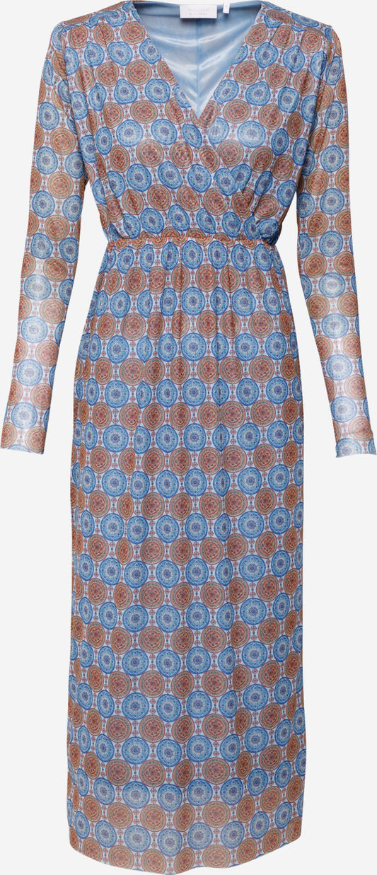Rich&royal Midi Jurken Jurk Dames Blauw / Lichtblauw