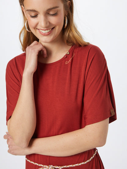 Ragwear Zomerjurken Zomerjurk KASS Dames Roestbruin