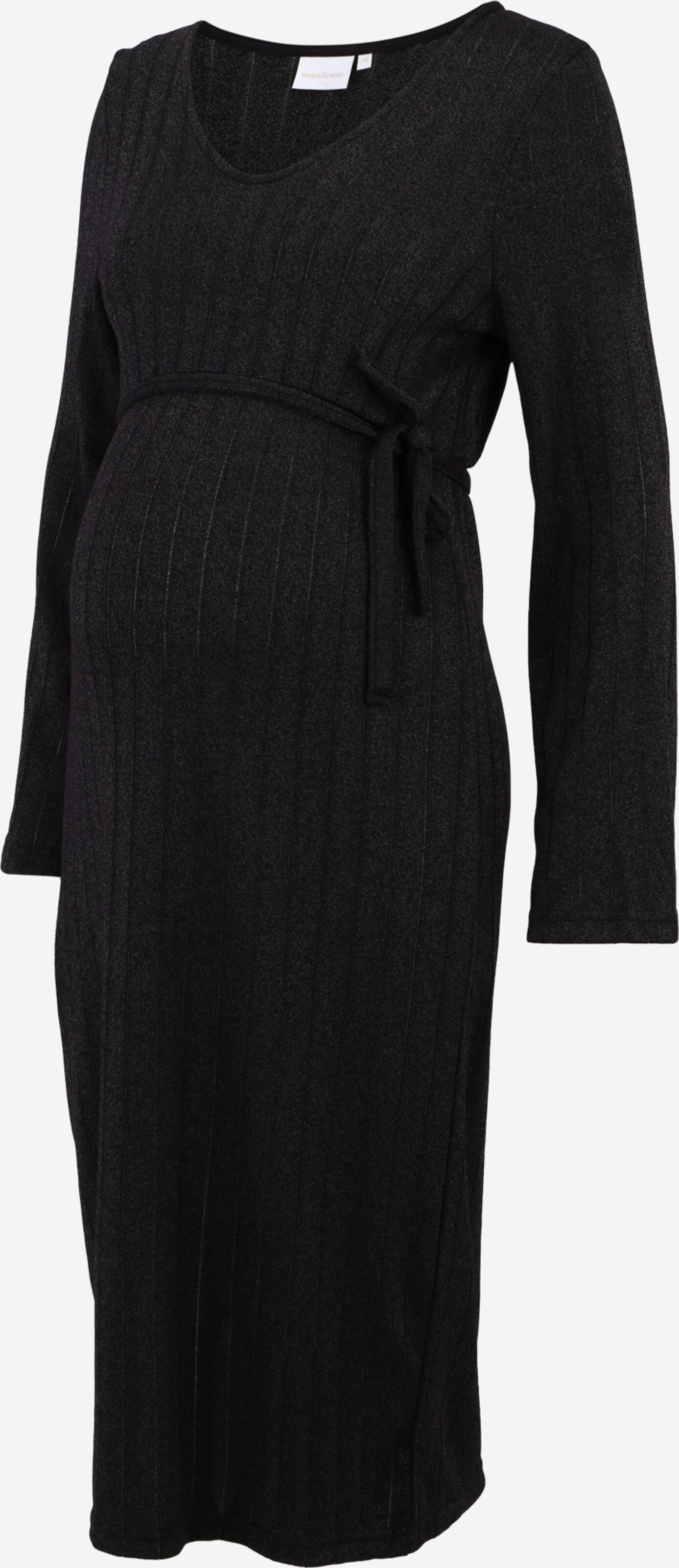 Mamalicious Maxi Jurken Jurk AMELIEN Dames Zwart