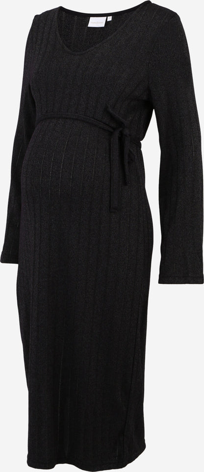 Mamalicious Maxi Jurken Jurk AMELIEN Dames Zwart