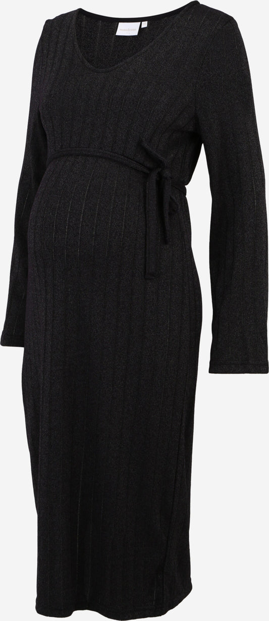 Mamalicious Maxi Jurken Jurk AMELIEN Dames Zwart